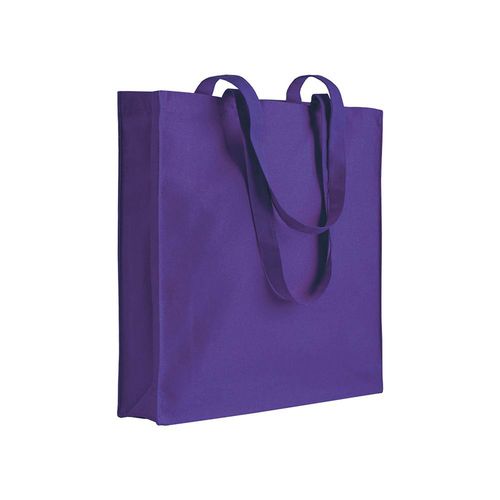 220 g/m2 cotton shopping bag, long handles and gusset 220 g/m2 cotton shopping bag, long handles and gusset