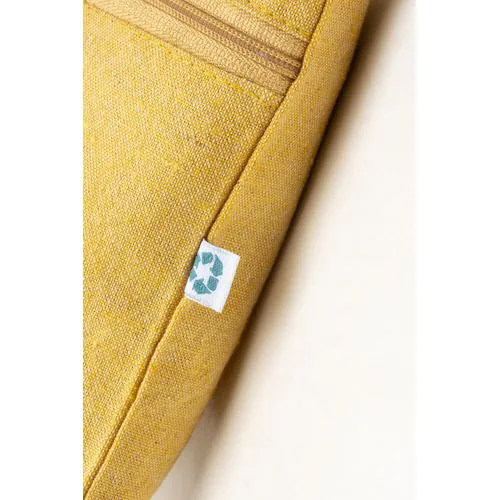 Document holder made of 180 g/m2 recycled cotton with zipper closure, GRS certified Document holder made of 180 g/m2 recycled cotton with zipper closure, GRS certified