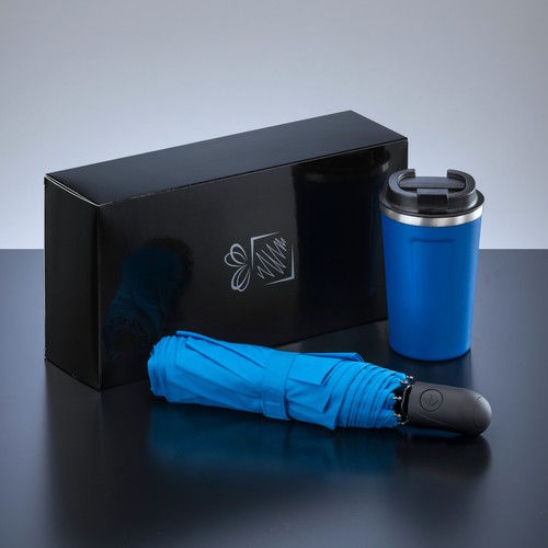 TRAVELLER SET: THERMAL MUG NORDIC 350 ml & FULL AUTOMATIC UMBRELLA TRAVELLER SET: THERMAL MUG NORDIC 350 ml & FULL AUTOMATIC UMBRELLA