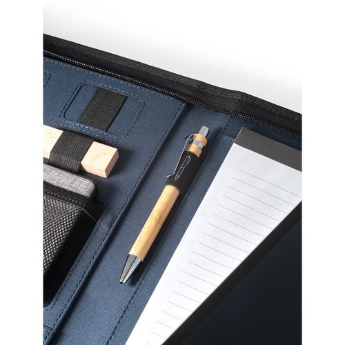 EMERGE FOLDER. A4 folder in recycled polyester (100% rPET) 300D with zipper EMERGE FOLDER. A4 folder in recycled polyester (100% rPET) 300D with zipper