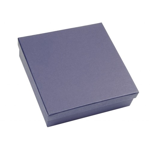 BLUE BOX SATIN BLUE 230X220X60 MM