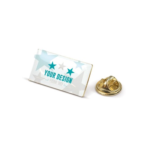Badge metalen pin 26x14mm