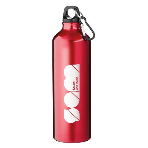 Aluminium Bottle With Carabiner (800ml) Aluminium Bottle With Carabiner (800ml)