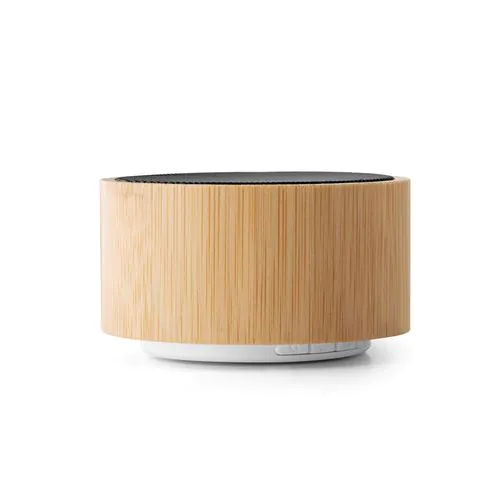 ARBER. Portable 3W speaker with 2h battery life in bamboo and ABS