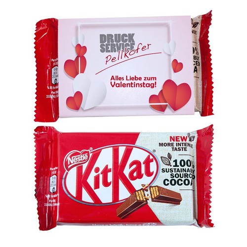 KitKat with printed sleeve