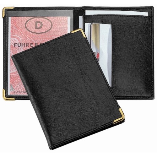 CreativDesign® Porte-cartes d'identité "Budget" noir
