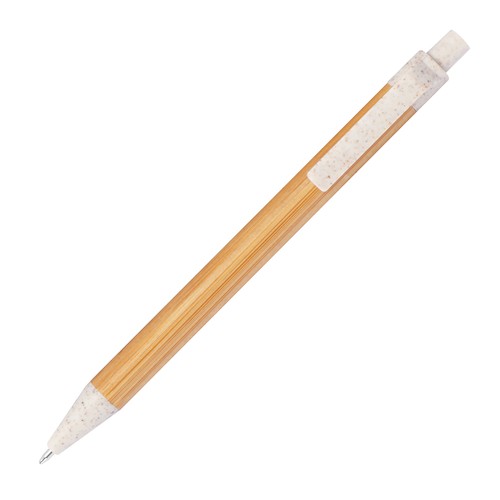 Stylo à bille en paille de blé et bambou Stylo à bille en paille de blé et bambou