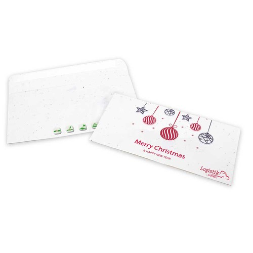 Seed paper DIN long envelope - with digital printing