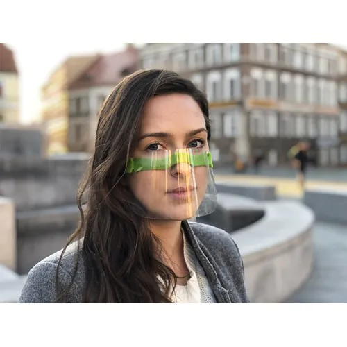 HESTIA clear face shield-mask for mouth and nose HESTIA clear face shield-mask for mouth and nose