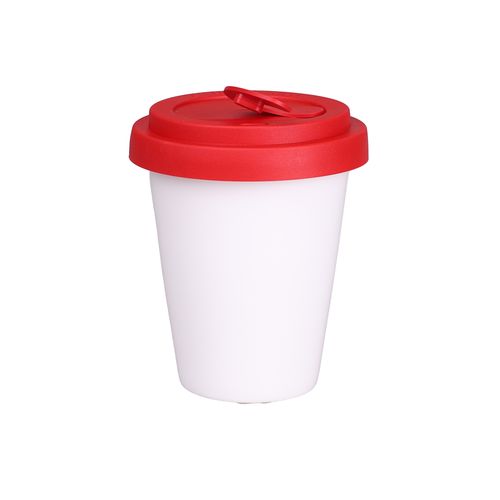 Beker Freedom Small Lock 200ml wit/rood