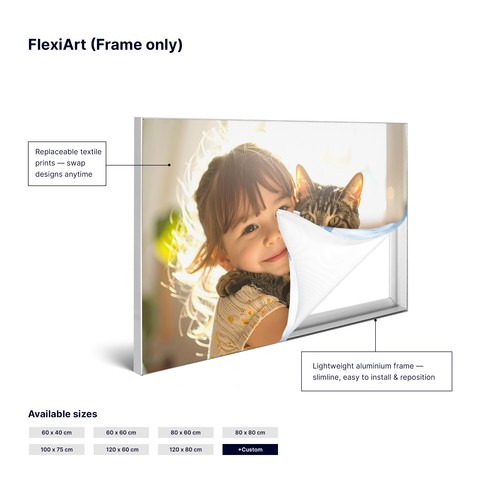 Toile FlexArt Personnalisée – Style Galerie, sur Commande