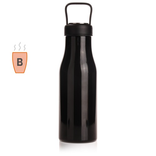 Bouteille isotherme 500 ml Air Gifts, tasse avec récipient | Jessica