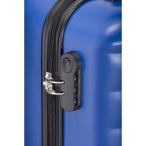 20-inch ABS trolley with security lock and 4 swivel wheels 20-inch ABS trolley with security lock and 4 swivel wheels