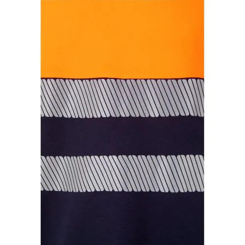 VL BASTET. Two-tone piqué T-shirt (150g/m²), in cotton (55%) and polyester (45%)