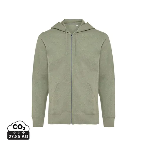 IQONIQ Abisko gerecycled katoen hoodie met rits