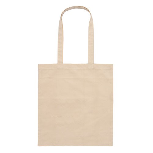 Borsa shopper al tatto cotone. Manici lunghi 70cm. Edelina