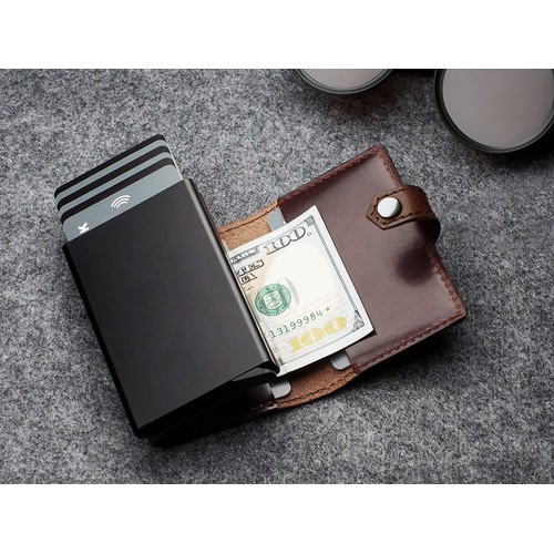 RFID wallet with AirTag pocket RFID wallet with AirTag pocket