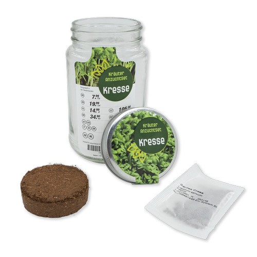 Growing kit - Glass pot (personalized) Growing kit - Glass pot (personalized)