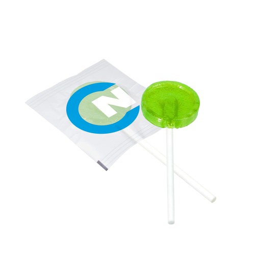 Flat round lollipop Flat round lollipop