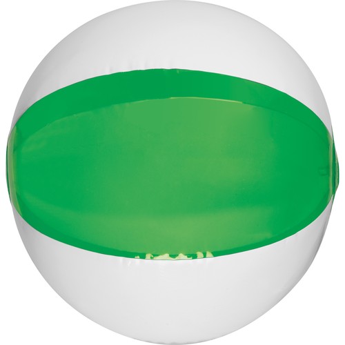 Ballon de plage bicolore coloré/transparent