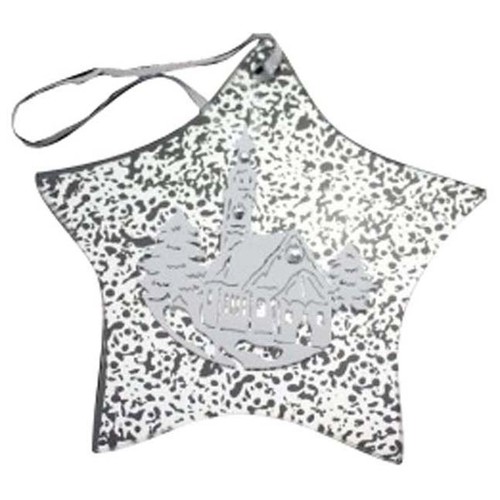 DECORATION GLASS STAR - PACK. 12 PCS