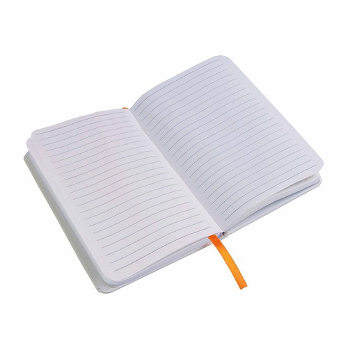 Bloc note avec élastique et feuille de papier à ligne
