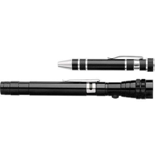 Aluminium 2-in-1 zaklamp Olivia