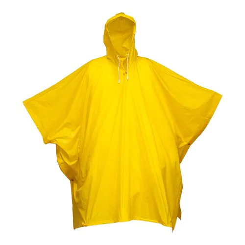 Poncho impermeabile in PVC, inserito in bustina