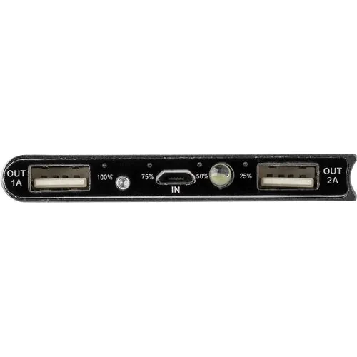 ABS and aluminium solar charger Adriana