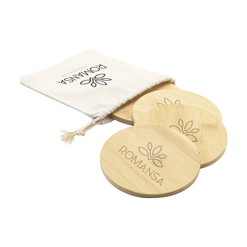 Bamboo Coaster Set Bamboo Coaster Set