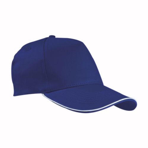Cappellino in cotone, 5 pannelli con profilo in contrasto Cappellino in cotone, 5 pannelli con profilo in contrasto