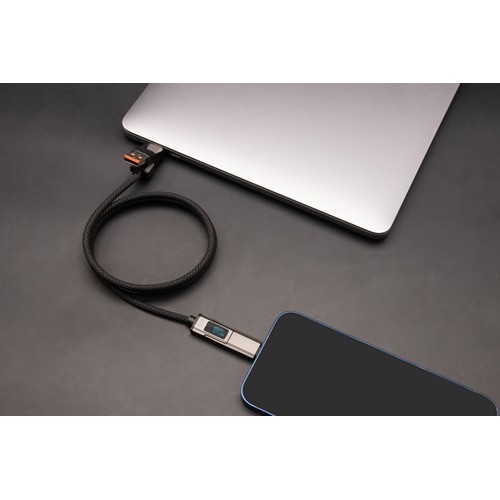 100W Display ultra fast charge magnetic cable