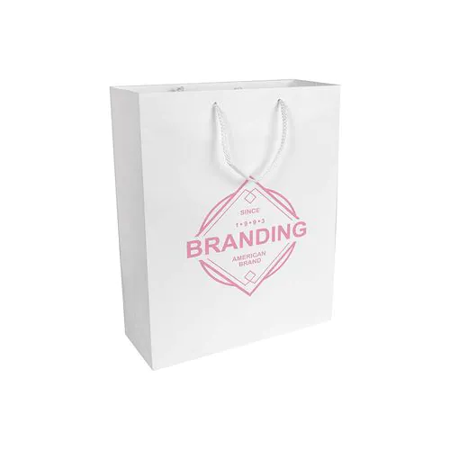 Bolsa de papel laminado mate 22x10x29 cm