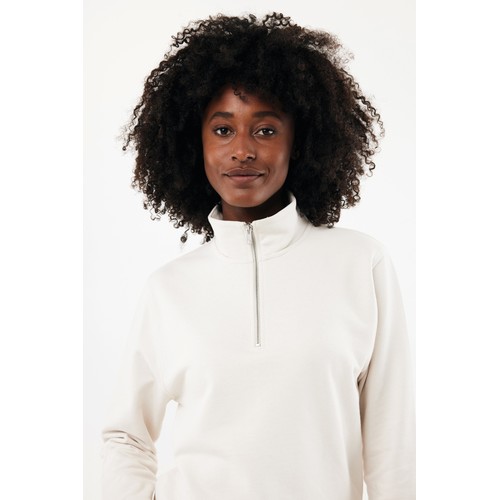 IQONIQ Elgon recycled cotton quarter zip sweater IQONIQ Elgon recycled cotton quarter zip sweater