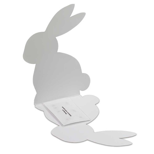 Folding card - Easter bunny - individual 4/4-c print