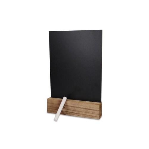 Chalkboard in wooden stand