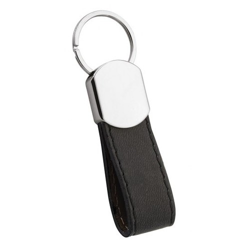 BLACK IMITATION LEATHER CAR KEY RING BLACK IMITATION LEATHER CAR KEY RING