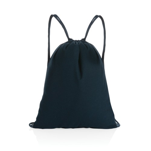 Impact AWARE™ recycled cotton drawstring backpack 145g Impact AWARE™ recycled cotton drawstring backpack 145g