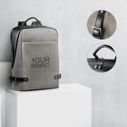 DIVERGENT BACKPACK II. Backpack for laptop up to 15'6'' in fabric and PU DIVERGENT BACKPACK II. Backpack for laptop up to 15'6'' in fabric and PU