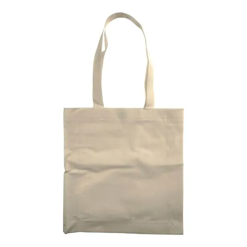 Stitched 80 g/m2 non-woven fabric shopping bag, long handles