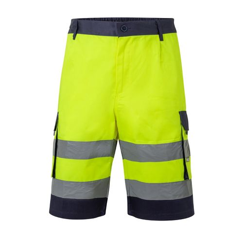 VL HADES. Bermuda bicolore multi-poches (210g/m²), en coton (20%) et polyester (80%) VL HADES. Bermuda bicolore multi-poches (210g/m²), en coton (20%) et polyester (80%)