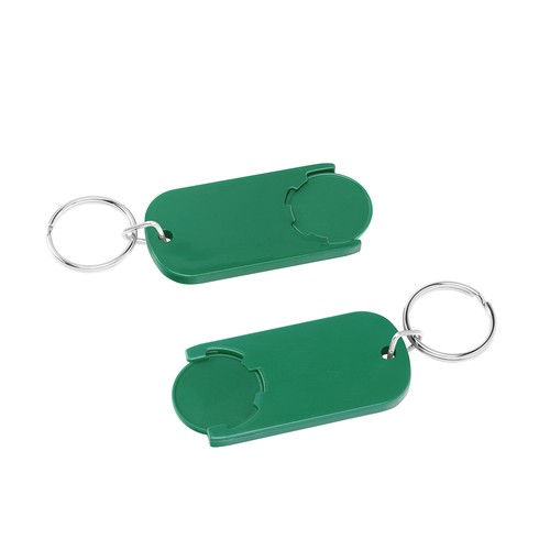 Chiphouder met winkelwagenmuntje 1€ "Alpha" Chiphouder met winkelwagenmuntje 1€ "Alpha"