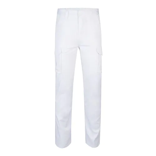 VL LUGH. Pantalon stretch, multipoches (240g/m²) en coton (46%), EME (38%) et polyester (16%)