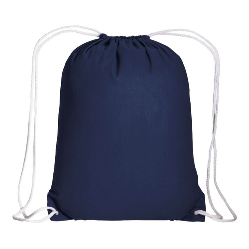 135 g/m2 cotton backpack with drawstring closure