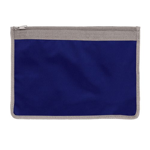 420D polyester brief folder, zip closure