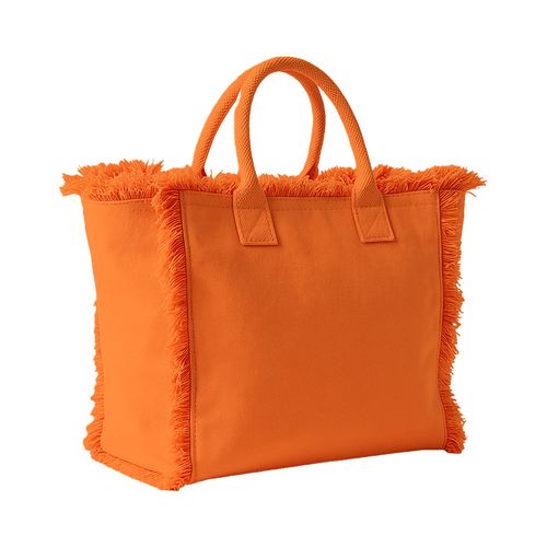 Cotton bag made of 450 g/m2 fabric. Equipped with zip closure and inner pocket