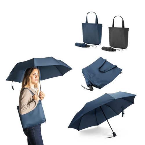 SKYLAR. 2-in-1 umbrella with recycled polyester shopping bag included SKYLAR. 2-in-1 umbrella with recycled polyester shopping bag included