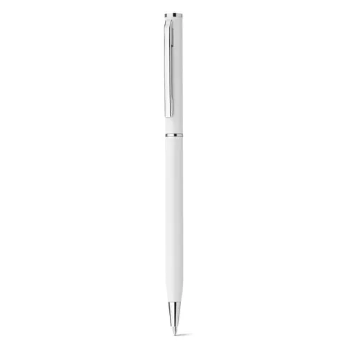 LESLEY METALLIC. Stylo à bille en aluminium avec clip et mécanisme twist