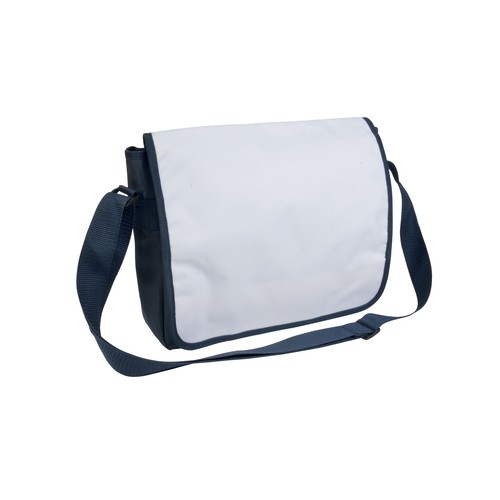 600D polyester book bag with adjustable shoulder strap and white flap 600D polyester book bag with adjustable shoulder strap and white flap