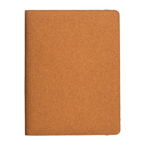 Cork A4 congress folder and organizer with elastic, with 20-sheet block Cork A4 congress folder and organizer with elastic, with 20-sheet block